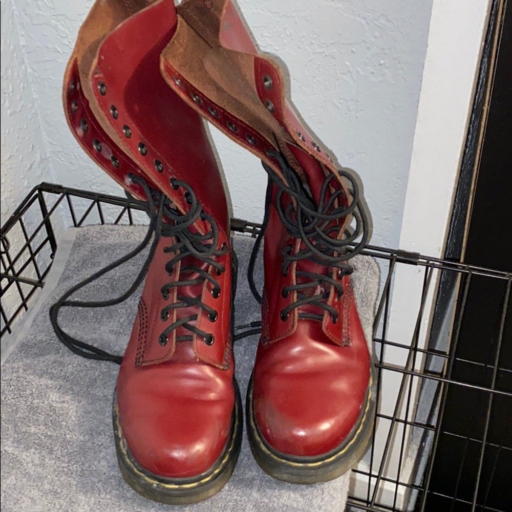Cherry Red 1914 Doc Martens